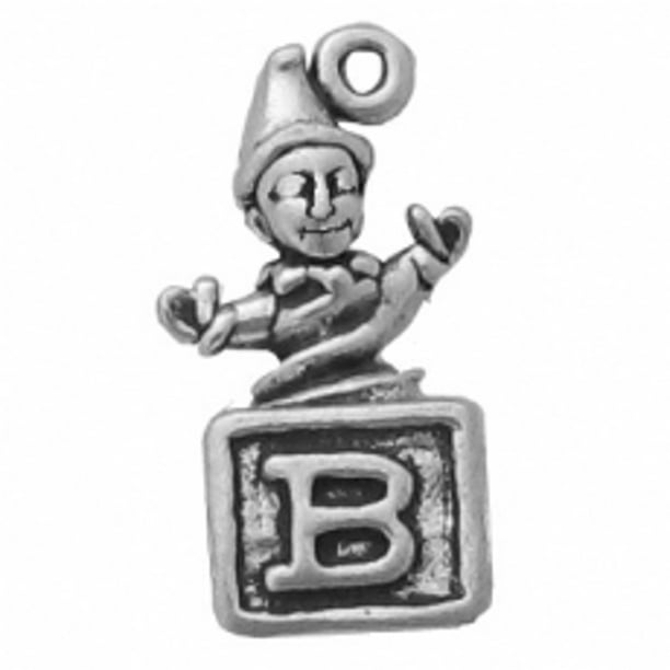 Sterling Silver 7 4.5mm Charm Bracelet With Attached 3DSPECIAL FRIEND Letter Charm Sterling Silver 7 4.5mm Charm Bracelet With Attached 3DSPECIAL FRIEND Letter Charm